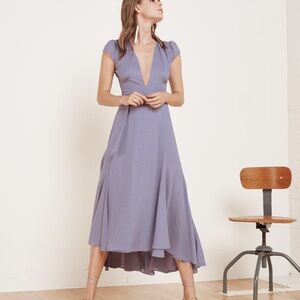 NWT deep V wrap dress